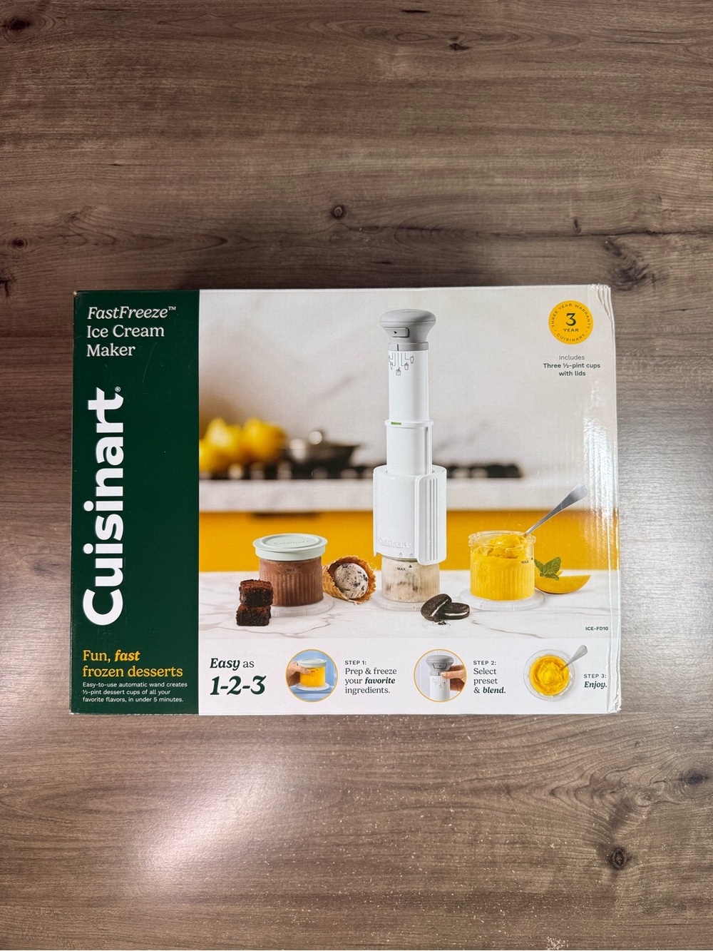 NIB Cuisinart Fast Freeze Ice Cream Maker
